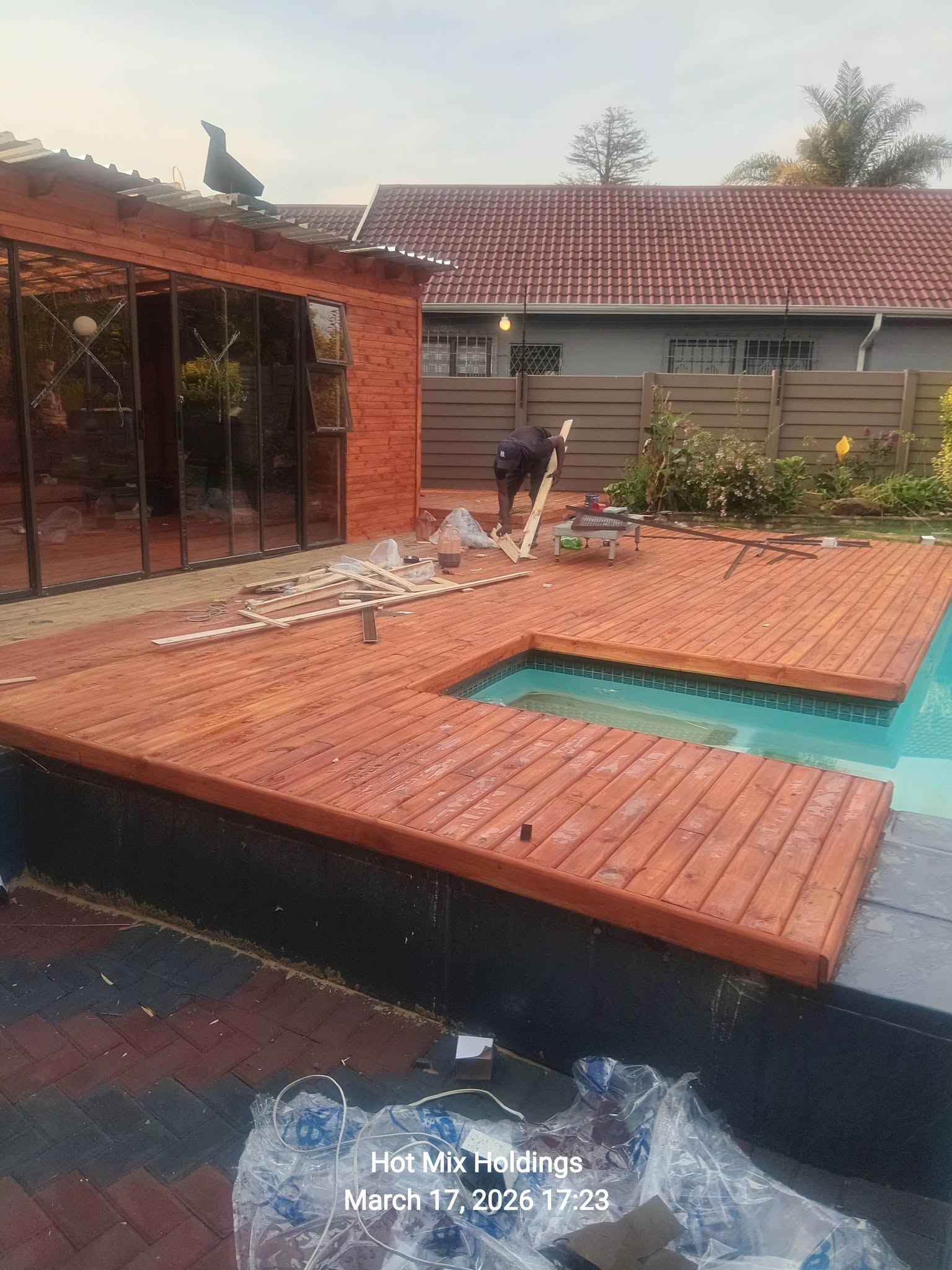 Wooden Decking project 16 by Hot Mix Holdings